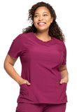 2624A Cherokee Infinity Round Neck Top (2XL-5XL)