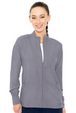 2660 Zip Front Warm-Up With Shoulder Yokes