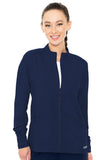 2660 Zip Front Warm-Up With Shoulder Yokes