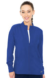 2660 Zip Front Warm-Up With Shoulder Yokes