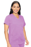 7459 V-NECK SHIRTTAIL TOP (Size: XS-3X)