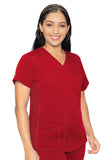 7459 V-NECK SHIRTTAIL TOP (Size: XS-3X)